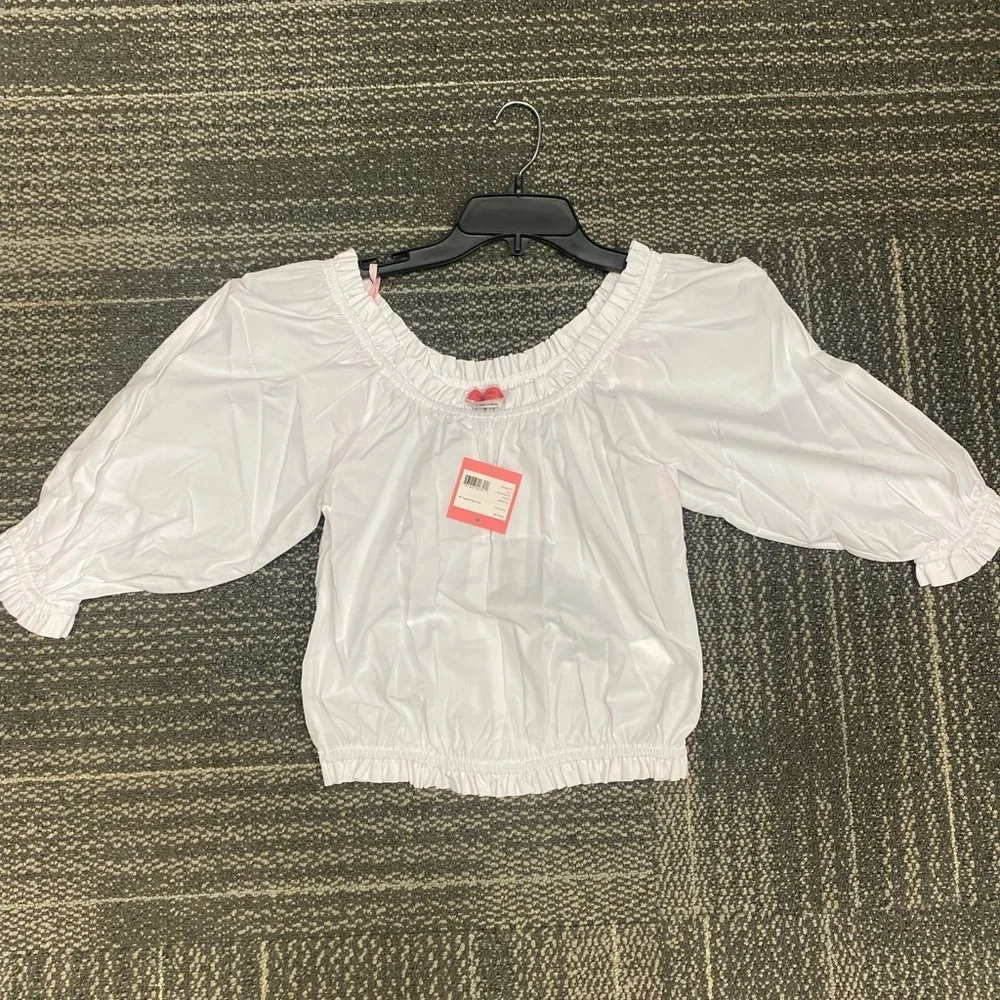 NWT Kate Spade Aperitif Poplin Top Size Small